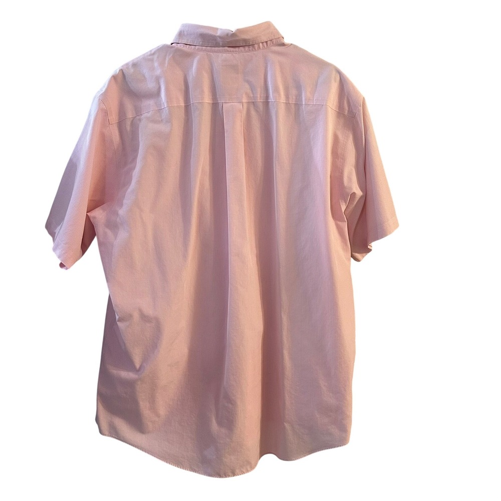 Brooks‎ Brothers Men's Pink Checkered S/S Non Iron Traditional Fit Button Down L - Picture 3 of 3